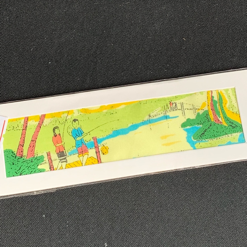 Hand painted on silk book mark - Design 2